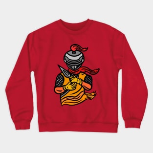 Cool cartoon knight ninja Crewneck Sweatshirt